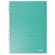 Spirálfüzet, A5, kockás, 80 lap, ESSELTE "Colour'Breeze", zöld 1 db