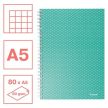 Spirálfüzet, A5, kockás, 80 lap, ESSELTE "Colour'Breeze", zöld