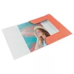 Gumis mappa, karton, A4, ESSELTE "Colour'Breeze", korall 1 db