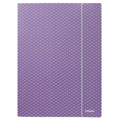 Gumis mappa, karton, A4, ESSELTE "Colour'Breeze", levendula 1 db