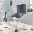 Laptop állvány, állítható, LEITZ "Ergo", fehér 1 db