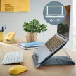 Laptop állvány, LEITZ "Ergo Cosy", bársonyszürke 1 db ► AKCIÓS