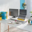 Ülő/álló munkaállomás, kihúzható billentyűzettartóval, LEITZ "Ergo Cosy" 1 db
