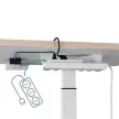 Ülő/álló munkaállomás, elektromos, LEITZ "Ergo" 1 db