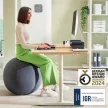 Ülőlabda, nehezékkel, 55cm, LEITZ "Ergo Active", sötétszürke 1 db