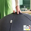 Ülőlabda, nehezékkel, 55cm, LEITZ "Ergo Active", sötétszürke 1 db