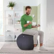 Ülőlabda, nehezékkel, 55cm, LEITZ "Ergo Active", sötétszürke 1 db