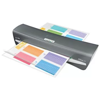   Laminálógép, A3, 80-125 mikron, LEITZ "iLam Office", ezüst 1 db
