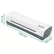 Lamináló készlet, A4, 80-125 mikron, LEITZ "iLam Home 4-in-1", fehér 4 db