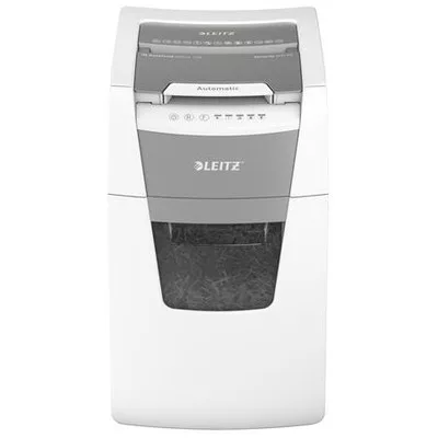 Iratmegsemmisítő, mikrokonfetti, 150 lap, LEITZ "IQ AutoFeed Office 150 P5 Pro"