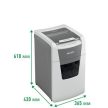 Iratmegsemmisítő, mikrokonfetti, 150 lap, LEITZ "IQ AutoFeed Office 150 P5 Pro"