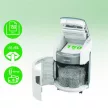 Iratmegsemmisítő, konfetti, 150 lap, LEITZ "IQ OptiMax Autofeed Home Office 150 P4" 1 db