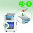 Iratmegsemmisítő, konfetti, 150 lap, LEITZ "IQ OptiMax Autofeed Home Office 150 P4" 1 db