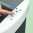 Iratmegsemmisítő, konfetti, 150 lap, LEITZ "IQ OptiMax Autofeed Home Office 150 P4" 1 db