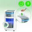 Iratmegsemmisítő, konfetti, 200 lap, LEITZ "IQ OptiMax Autofeed Small Office 200 P4" 1 db