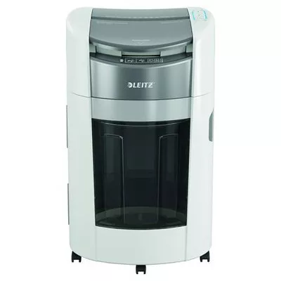 Iratmegsemmisítő, mikrokonfetti, 300 lap, LEITZ "IQ OptiMax Autofeed Office 300 P5" 1 db