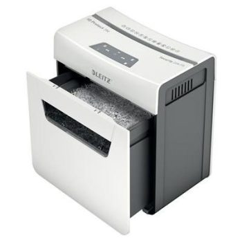   Iratmegsemmisítő, mikrokonfetti, 3 lap, LEITZ "IQ Protect 3M"