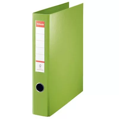 Gyűrűs könyv, 4 gyűrű, D alakú, 60 mm, A4 maxi, PP, ESSELTE "Jumbo Vivida", zöld 1 db