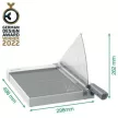 Vágógép, karos, A4, 8 lap, LEITZ "Precision Home A4" 1 db