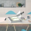 Vágógép, karos, A4, 8 lap, LEITZ "Precision Home A4" 1 db