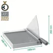 Vágógép, karos, A4, 10 lap, LEITZ "Precision Home Office A4" 1 db
