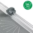 Vágógép, görgős, A4, 8 lap, LEITZ "Precision Home A4" 1 db