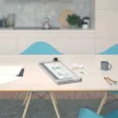 Vágógép, görgős, A4, 8 lap, LEITZ "Precision Home A4" 1 db