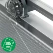 Vágógép, görgős, A4, 10 lap, LEITZ "Precision Home Office A4" 1 db