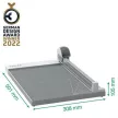 Vágógép, görgős, A4+, 15 lap, LEITZ "Precision Office A4+" 1 db
