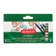 Filctoll készlet, DERWENT, "Academy", 8 különböző metál szín 8 db