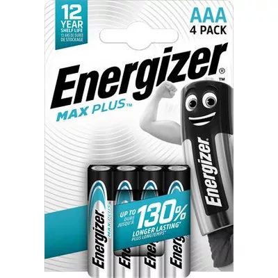 Elem, AAA mikro, 4db, ENERGIZER "Max Plus" 4 db
