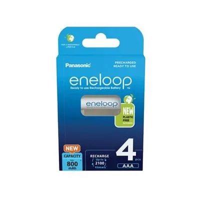 Tölthető elem, AAA mikro, 2x800 mAh Ni-MH, PANASONIC "Eneloop"