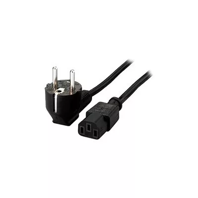 Tápkábel, C13/SCHUKO, 1,8 m, EQUIP, fekete 1 db