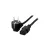 Tápkábel, C13/SCHUKO, 1,8 m, EQUIP, fekete 1 db