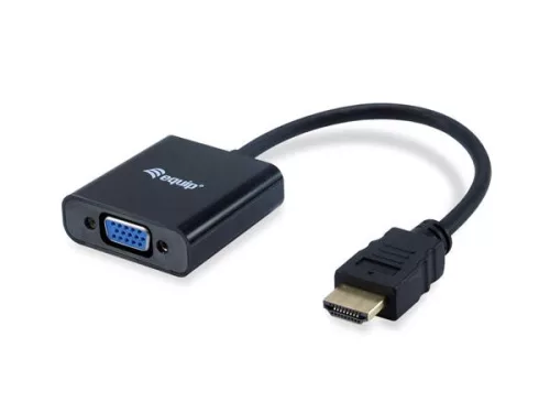 Adapter, HDMI-VGA átalakító, EQUIP 1 db