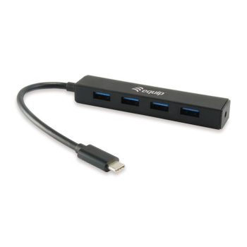   USB elosztó-HUB, USB-C, 4 port, USB 3.2, EQUIP "Life"