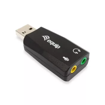   Audio adapter, 3,5 mm jack-USB átalakító, EQUIP "Life"
