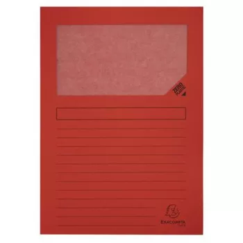   Mappa, ablakos, karton, EXACOMPTA "Forever®", piros 100 db