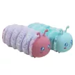 Tolltartó, cipzáras, szőrme-szilikon, EXACOMPTA "Caterpillar", vegyes színek (szín nem választható) 1 db