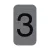 Információs tábla, öntapadó, 2,5x4,4 cm, alumíniumhatású, EXACOMPTA, 3-as 1 db