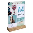 Laptartó, álló, A4, EXACOMPTA, áttetsző 1 db