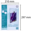 Információs tábla, fali, A4, EXACOMPTA, álló 1 db