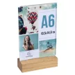 Laptartó, álló, A6, EXACOMPTA, áttetsző 1 db