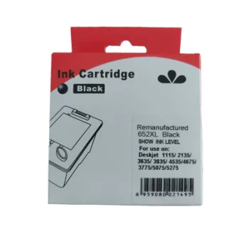 Utángyártott HP F6V25AE Tintapatron fekete No.652 -