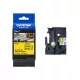 Brother P-touch FLe-6511 szalagkazetta, 24mm széles - SÁRGA / YELLOW alapon FEKETE / BLACK felirat