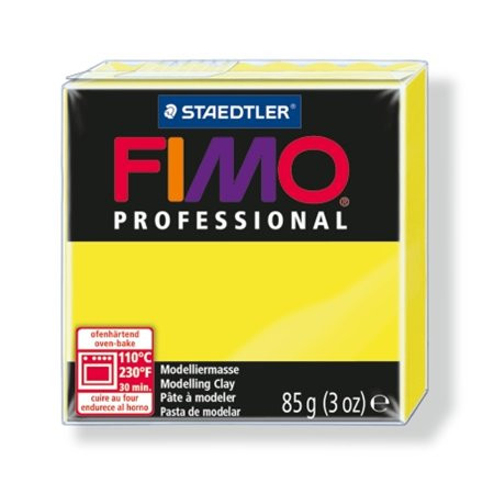 Gyurma, 85 g, égethető, FIMO "Professional", sárga