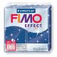 Gyurma, 57 g, égethető, FIMO "Effect", csillámos kék