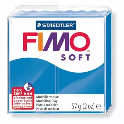 Gyurma, 57 g, égethető, FIMO "Soft", óceán kék 0,057 kg