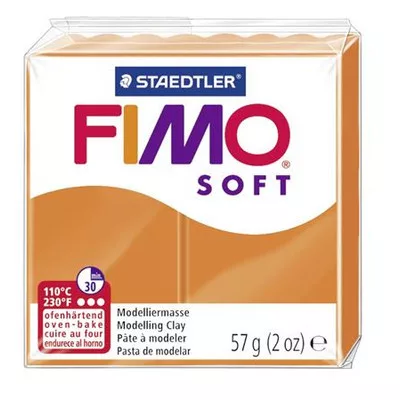 Gyurma, 57 g, égethető, FIMO "Soft", mandarin 0,057 kg