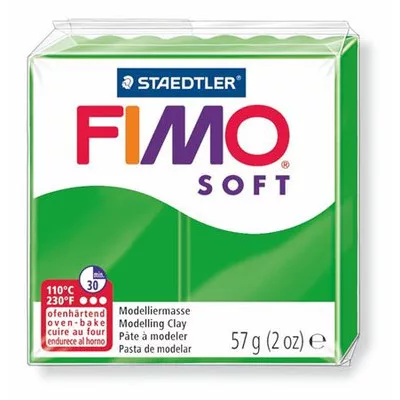 Gyurma, 57 g, égethető, FIMO "Soft", trópusi zöld 0,057 kg
